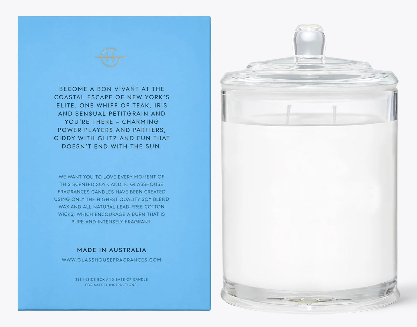 GlassHouse The Hamptons Soy Candle 760g