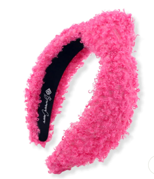 Pink Boucle headband