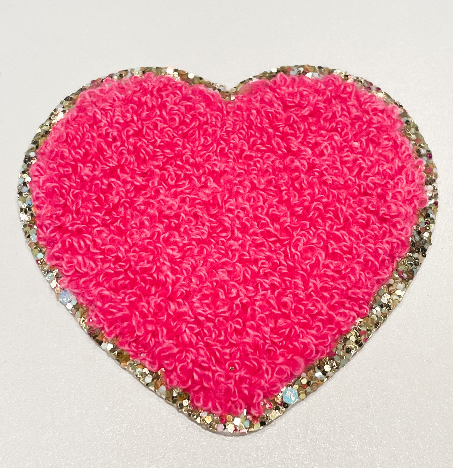 Hot Pink Heart Patch
