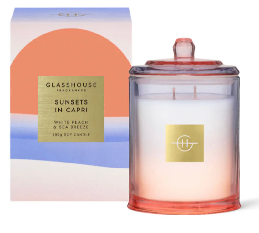 GlassHouse Sunsets In Capri Soy Candle