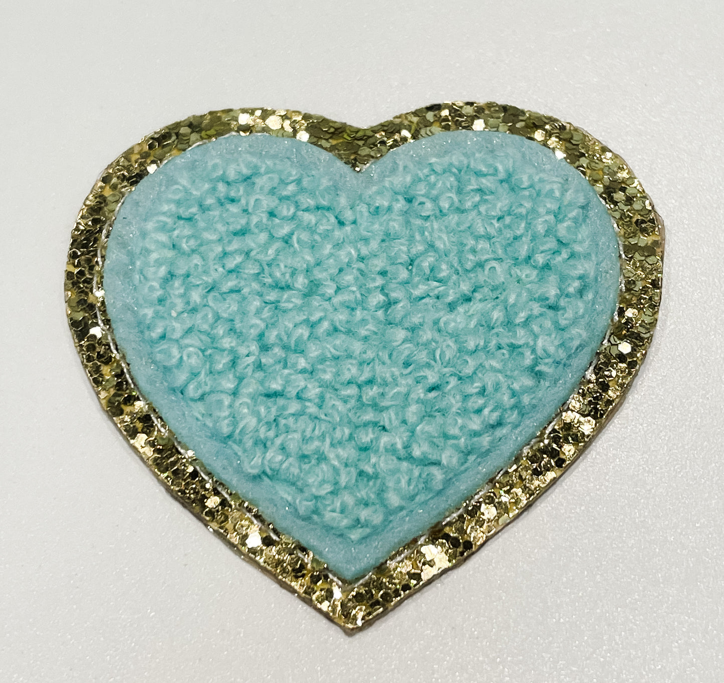 Small Blue Heart Patch