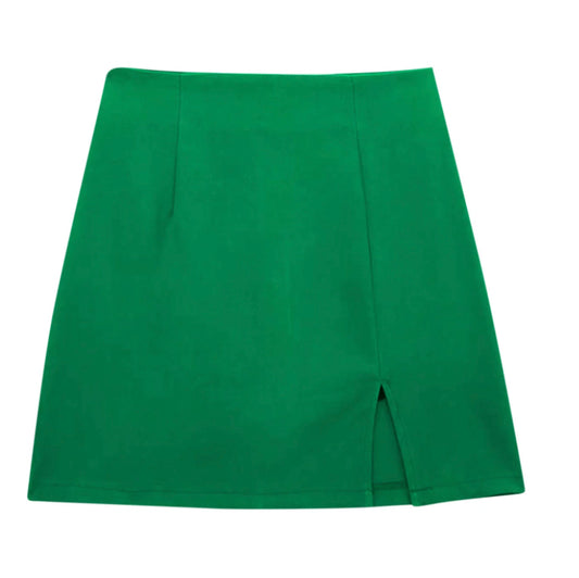 Momo Mini Skirt in Green***FINAL SALE***