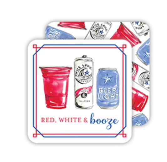 “Red, White & Booze” Coasters *FINAL SALE*
